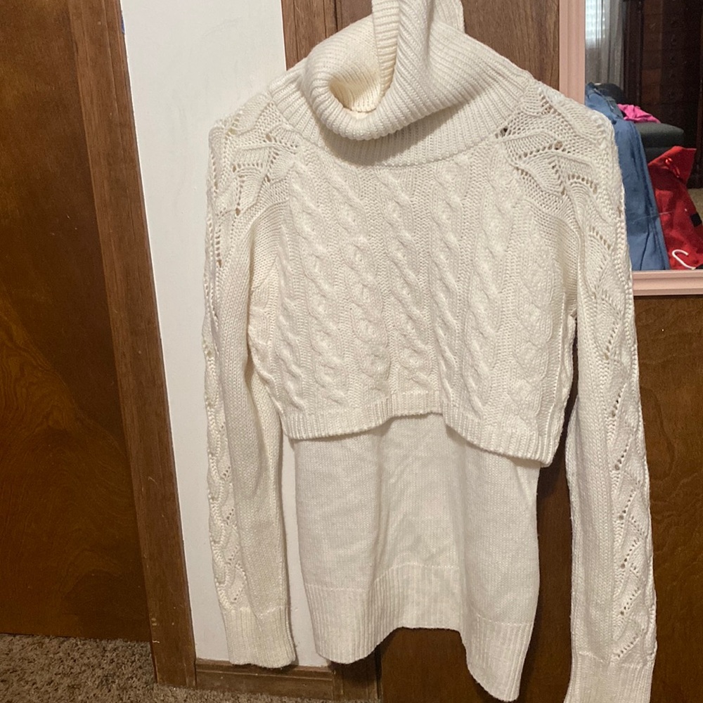 Layered sweater
